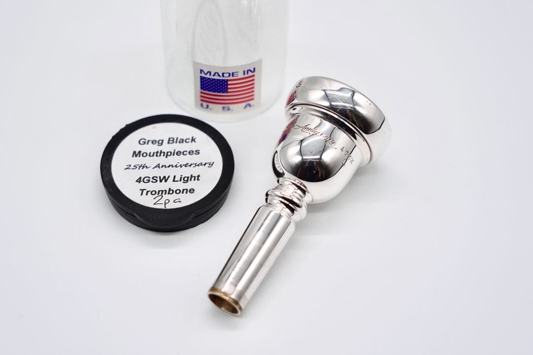 管楽器・吹奏楽器 Greg Black 4GSW Light 2-Piece Screw Rim