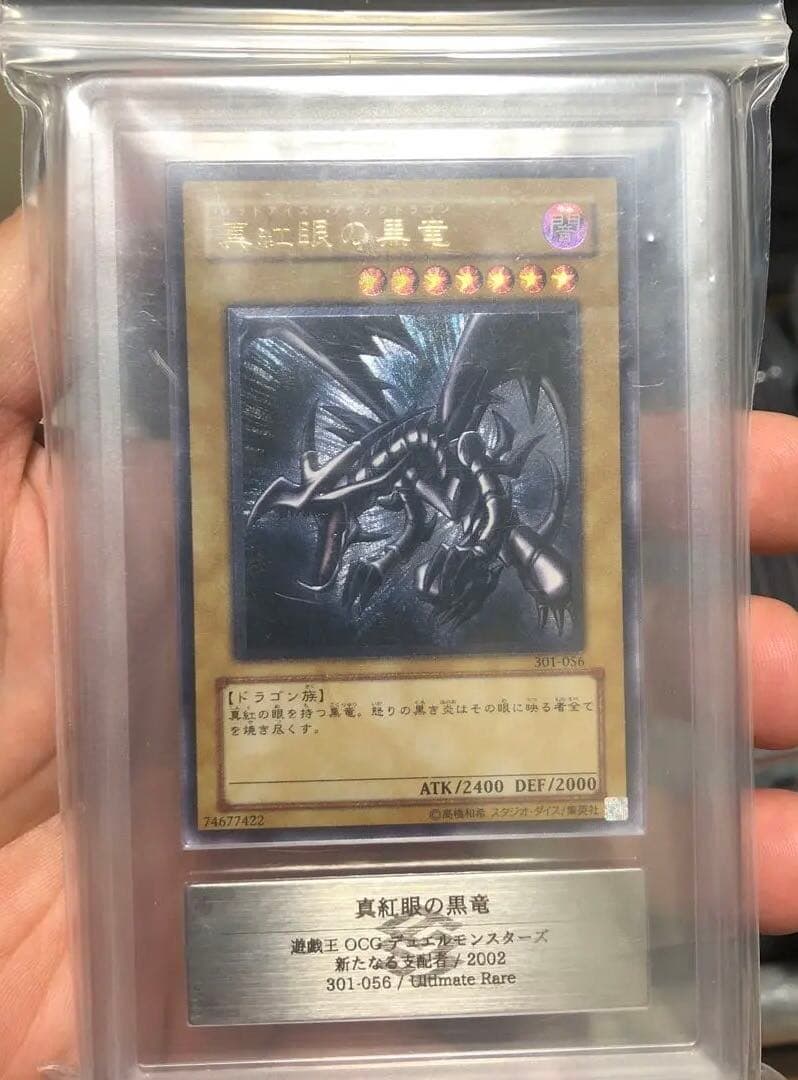 真紅眼の黒竜 親知らず　レリーフ　ars10 鑑定書付