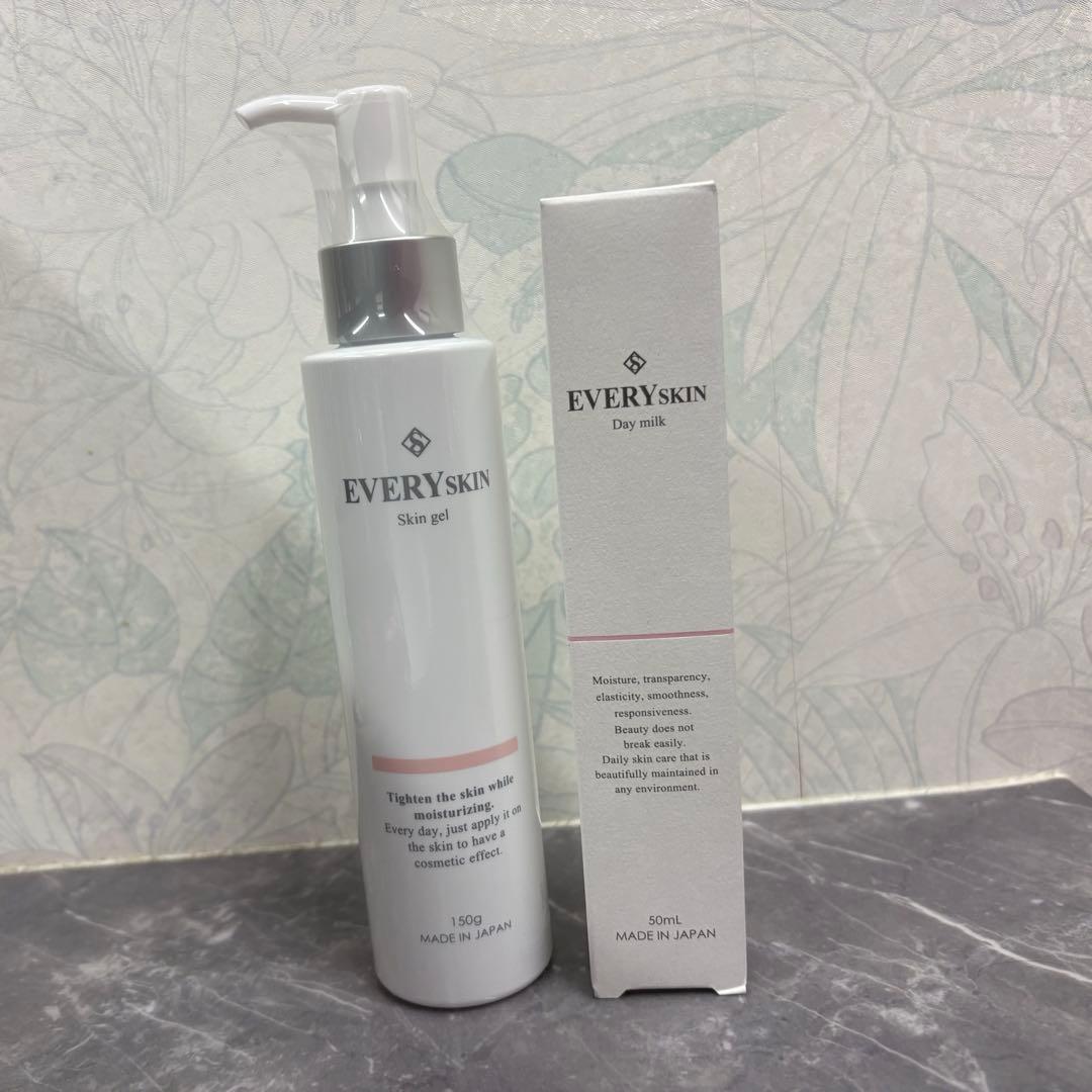 EVERY SKIN スキンジェル 150g & デイミルク 50ml