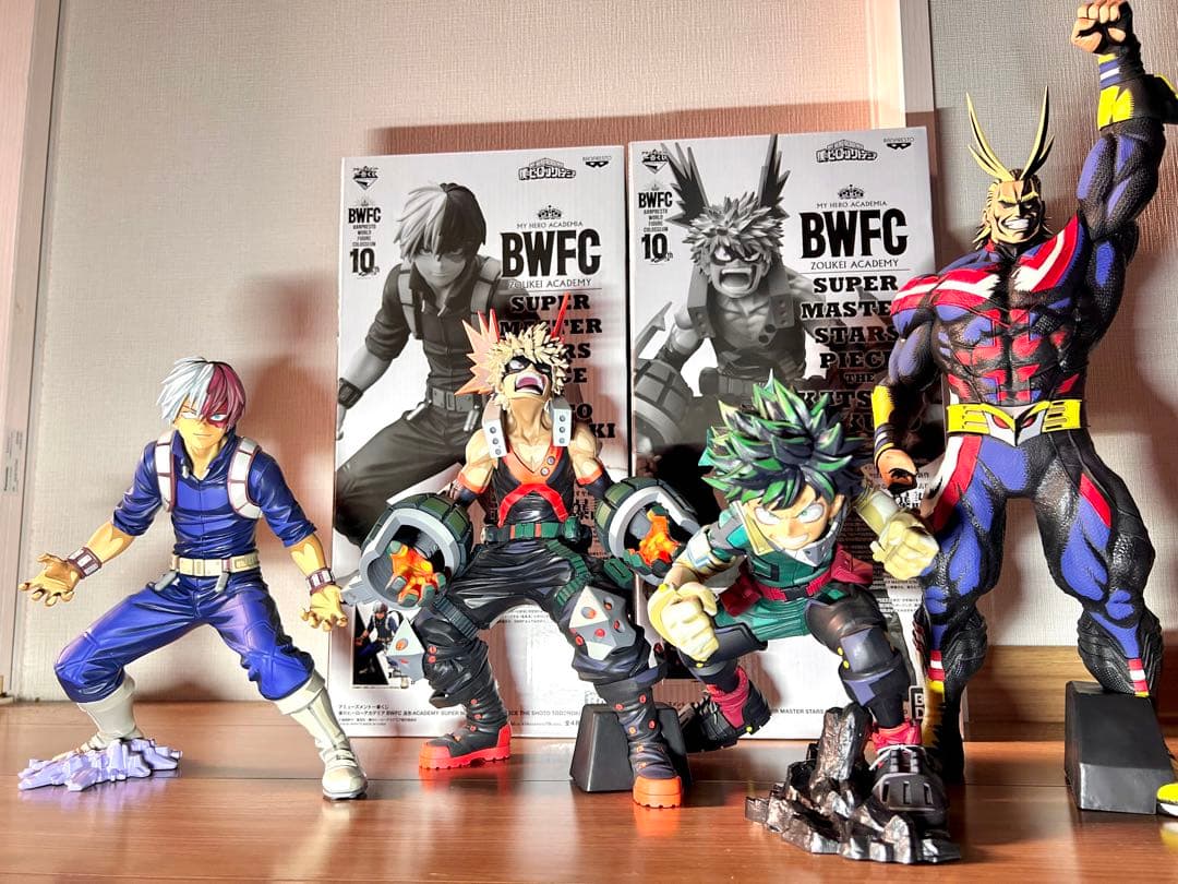 一番くじ SMSP 僕のヒーローアカデミア D賞 二次元彩色 4体セット