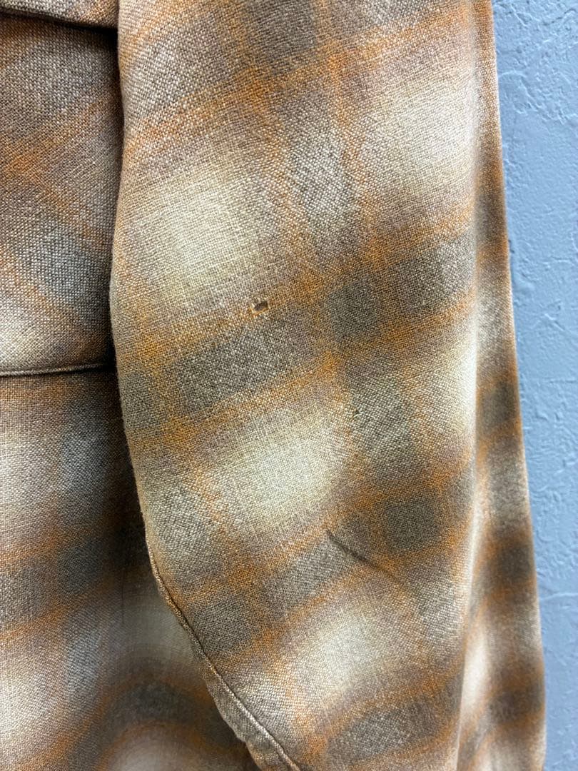 PENDLETONボードシャツ ヴィンテージオンブレシャツ 60s 山田蓮 - メルカリ