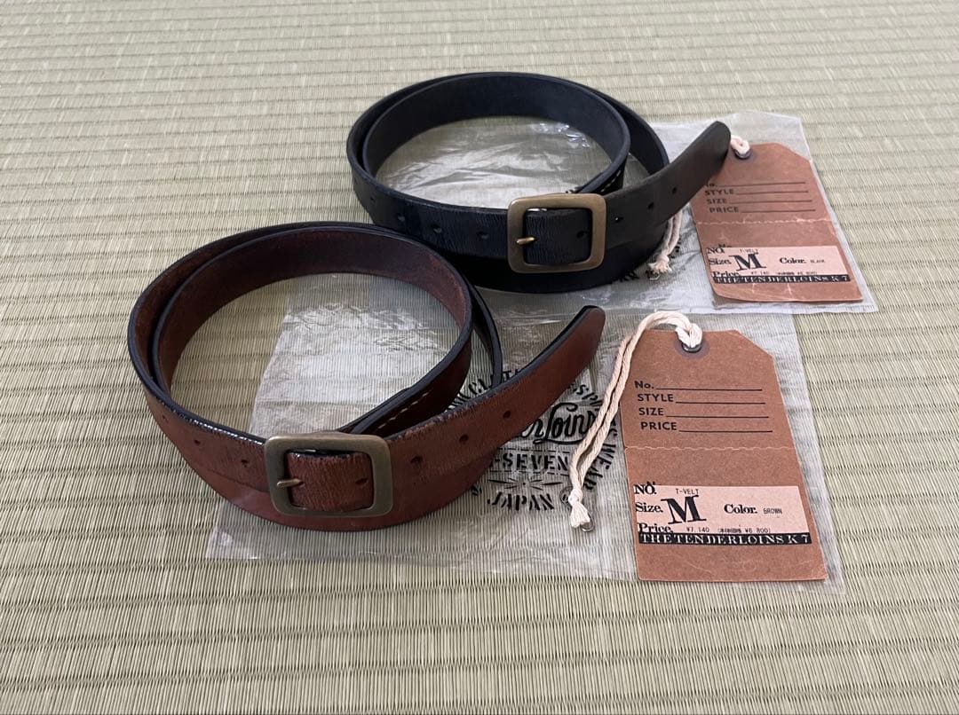 【BIG MOG 】TENDERLOIN ナローベルト　2本セット
