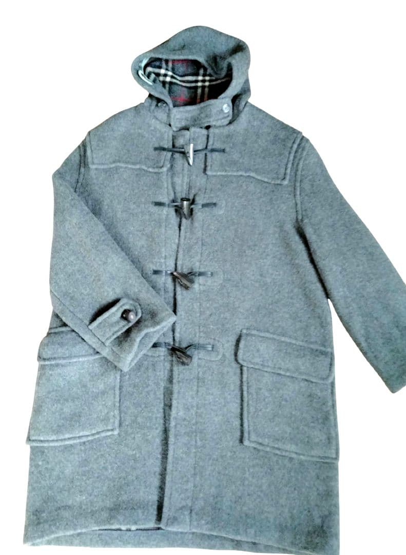 BURBERRY　バーバリーグレー ダッフルコート