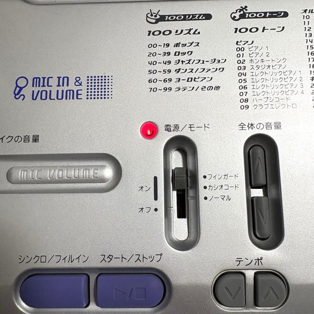 良品【CASIO CTK-496】電子キーボード 電子ピアノ 61鍵 動作確認済