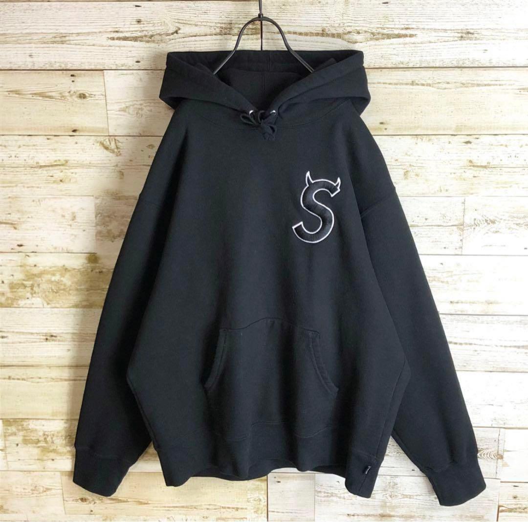 希少ブラック】堀米雄斗 シュブリーム Sロゴパーカー Supreme 黒ツノ