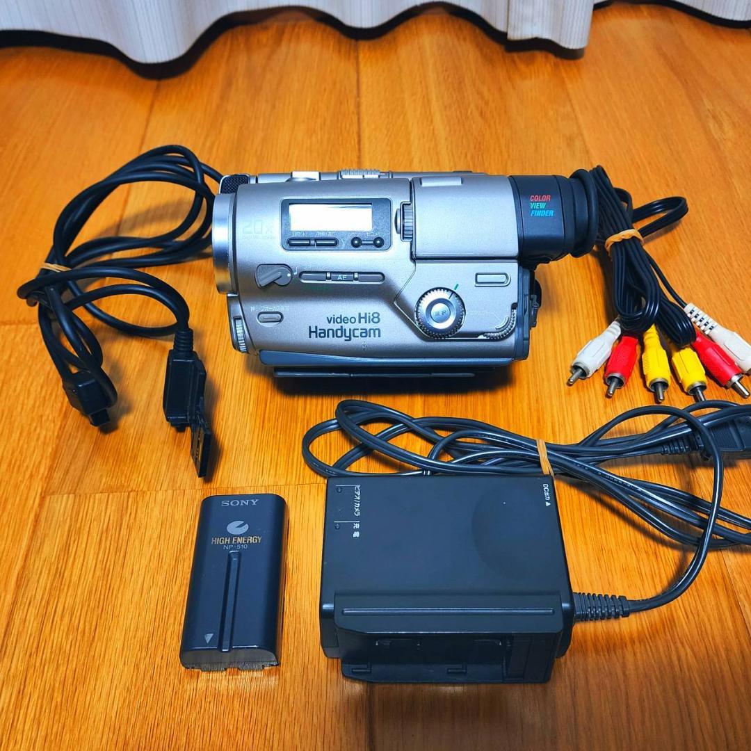 【動作確認済】Hi8 SONY 高画質 ビデオカメラ CCD-TR2 セット Yahoo!オークション -「ソニー ccd-tr2」の落札相場・落札価格