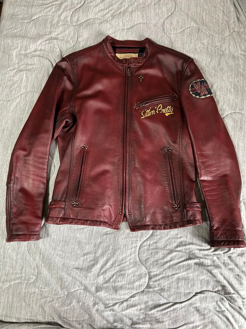 AVIREX シングルライダースジャケット