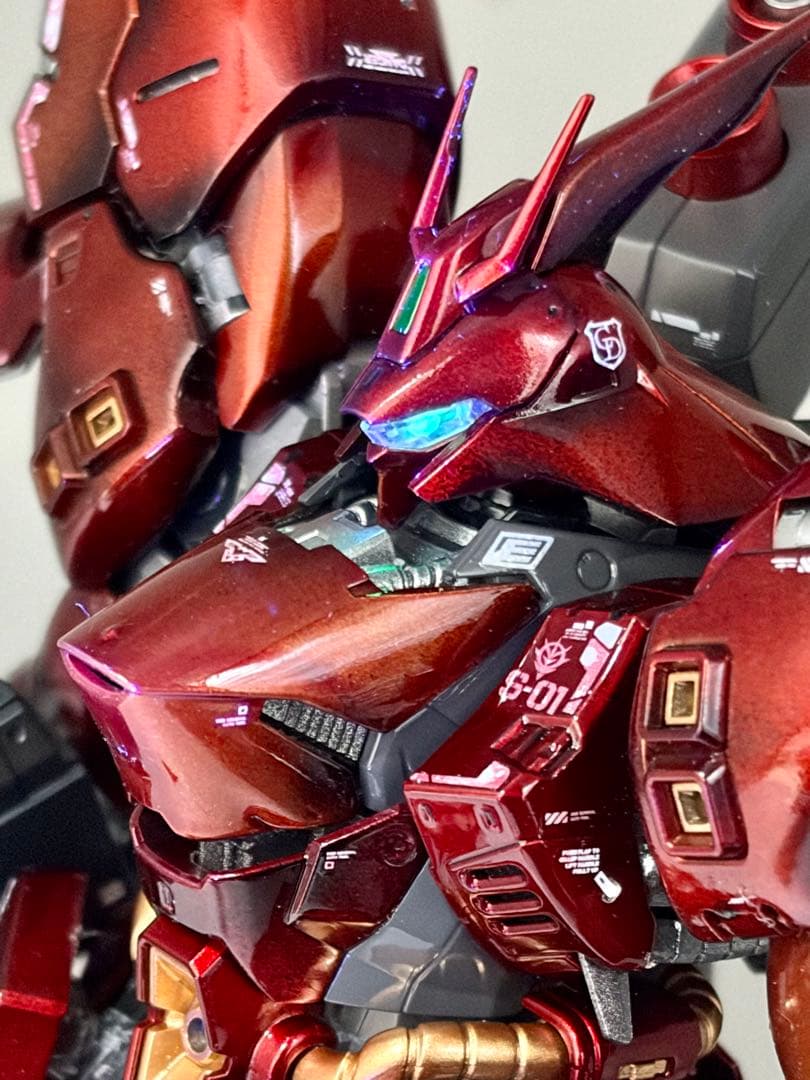 ガンプラ 全塗装 RG サザビー　塗装済み完成品　ガンプラ完成品