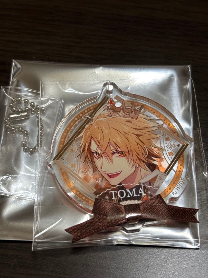 アムネシア リボンタイアクリルプレートキーチェーン ステラワース