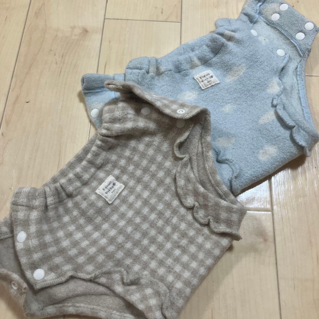【コトリワークス】ウールおむつカバー2枚セット (サイズLL)