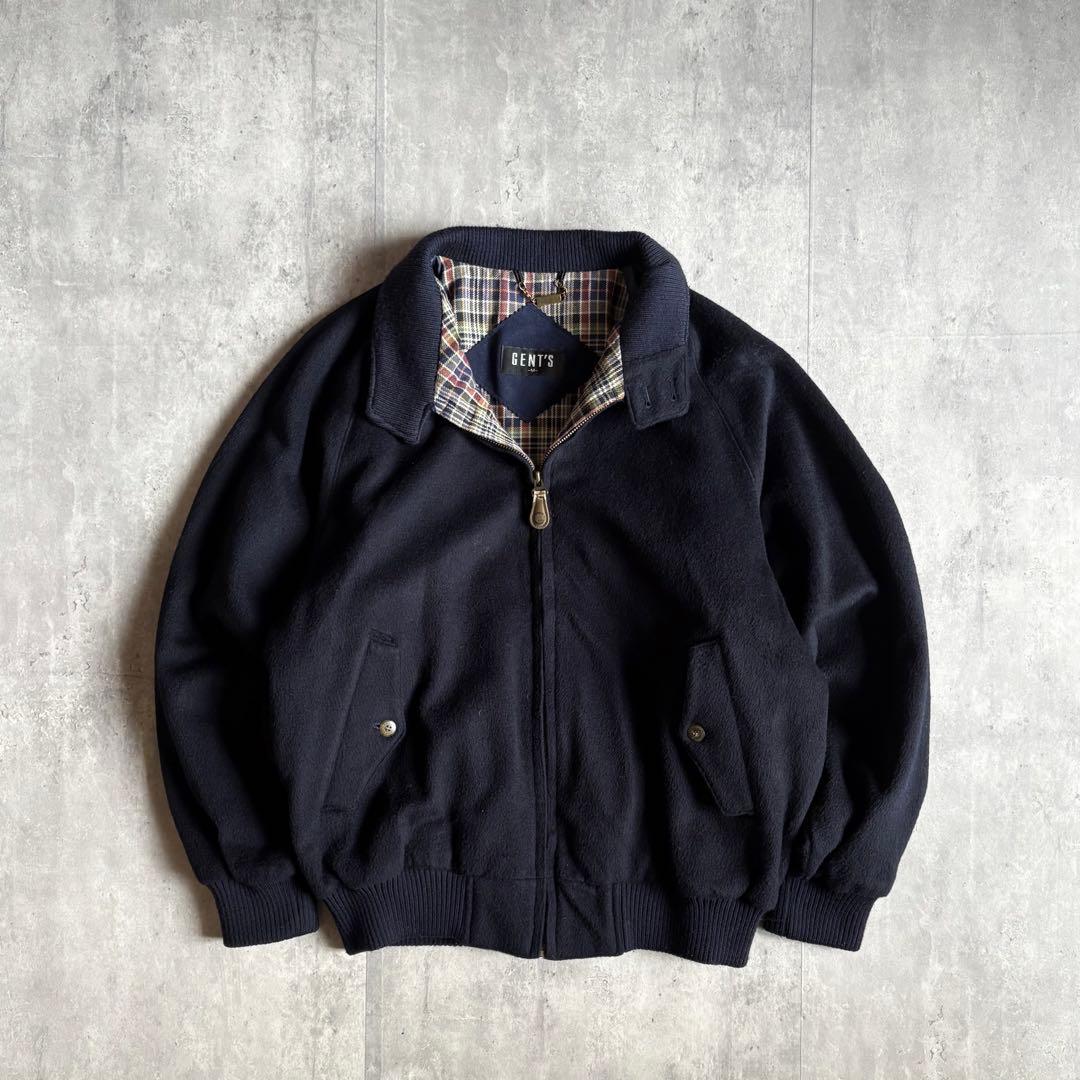 【90s vintage】カミシヤ　スイングトップ　裏地チェック　短丈　日本製