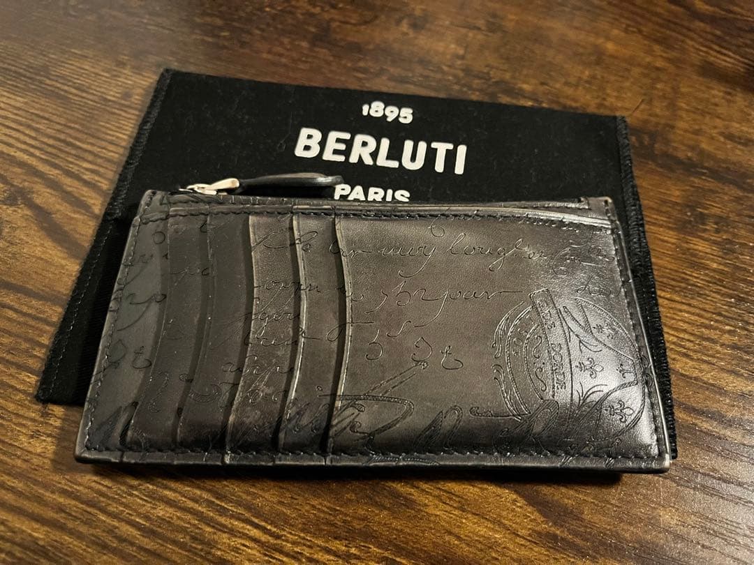 【最終値下げ】✨BERLUTIベルルッティ　財布／ケース／カードケース 美品）ベルルッティ Berluti カードケース ヴェネチアカーフレザー