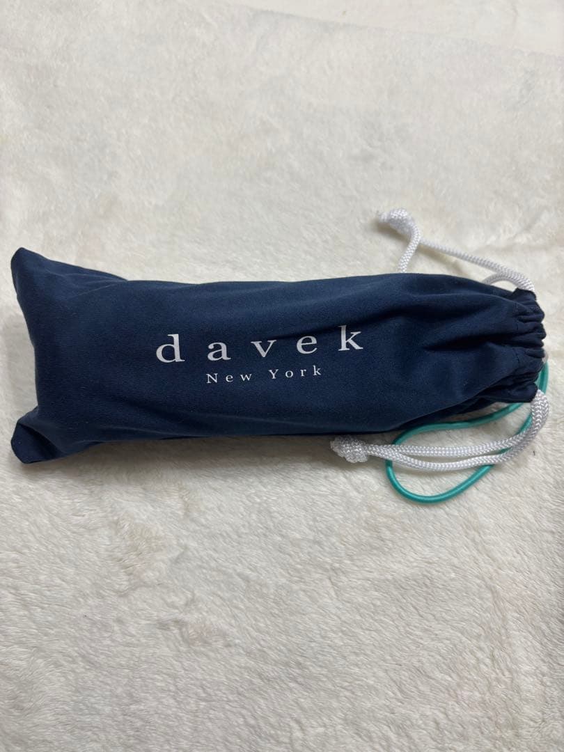 davek 折りたたみ傘 Turquoise 収納袋付き