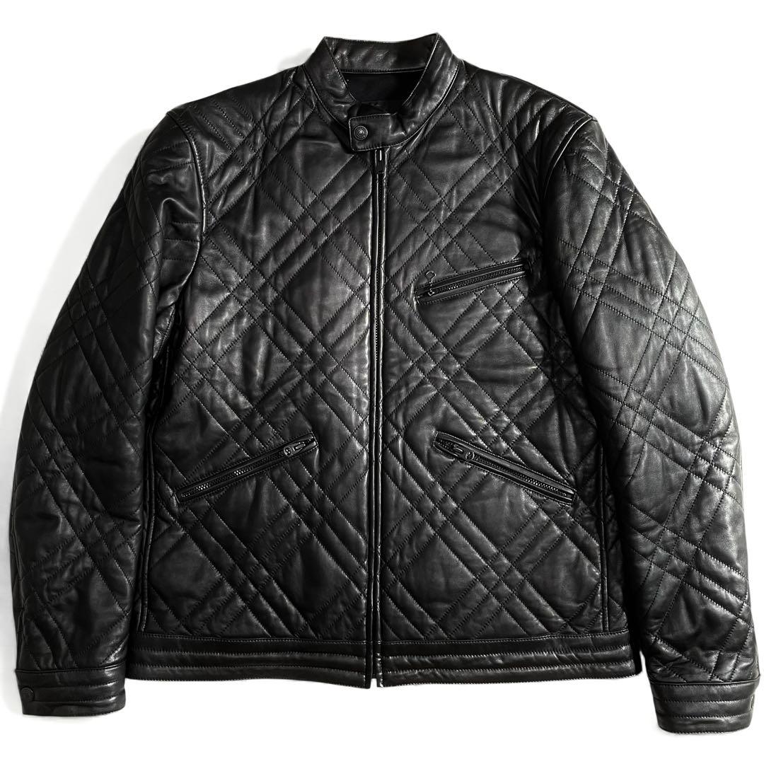 ヒステリックグラマー レザージャケット ラムレザー キルティングデザイン