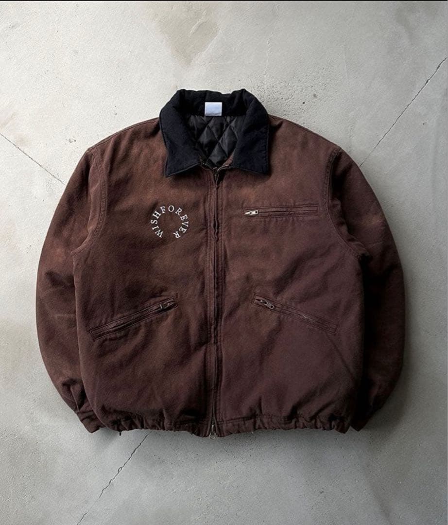 WISH FOR EVER ブラウンブルゾン
