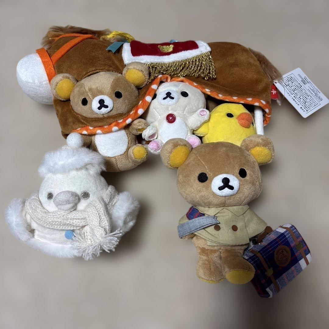 リラックマ ぬいぐるみ 東京駅6周年 お正月 キイロイトリ クリスマスぶらさげ リラックマストア東京駅店限定】東京駅スーベニア ぶらさげぬいぐるみ