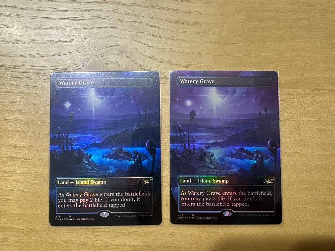 【MTG】 Watery Grave UNF foil 2枚セット