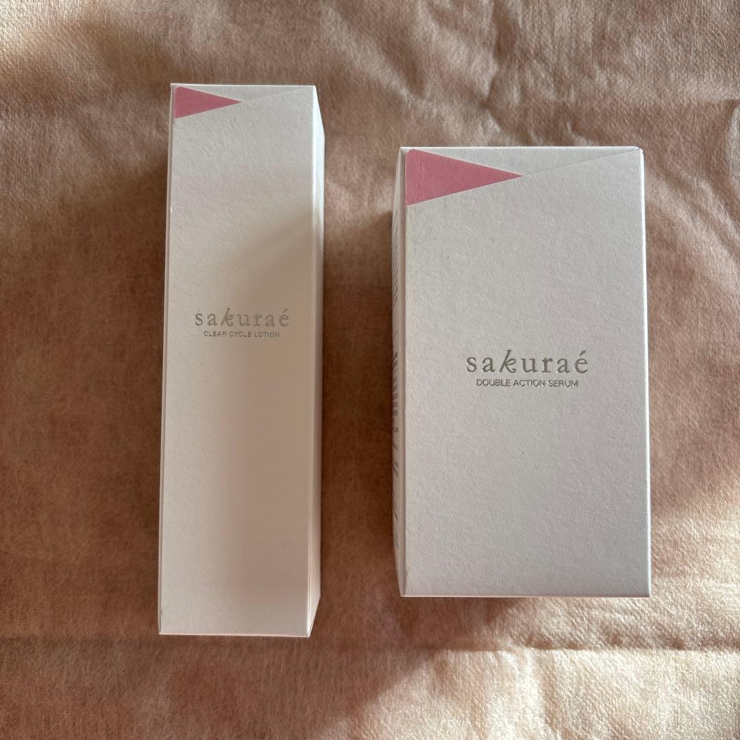 サクラエ ダブルアクションセラム/クリアサイクルローション