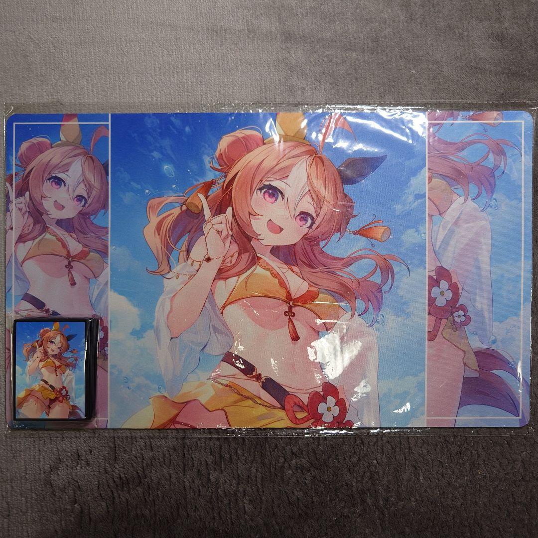 α1 ウマ娘 水着&ポーズ コパノリッキー スリーブ&プレイマット - メルカリ