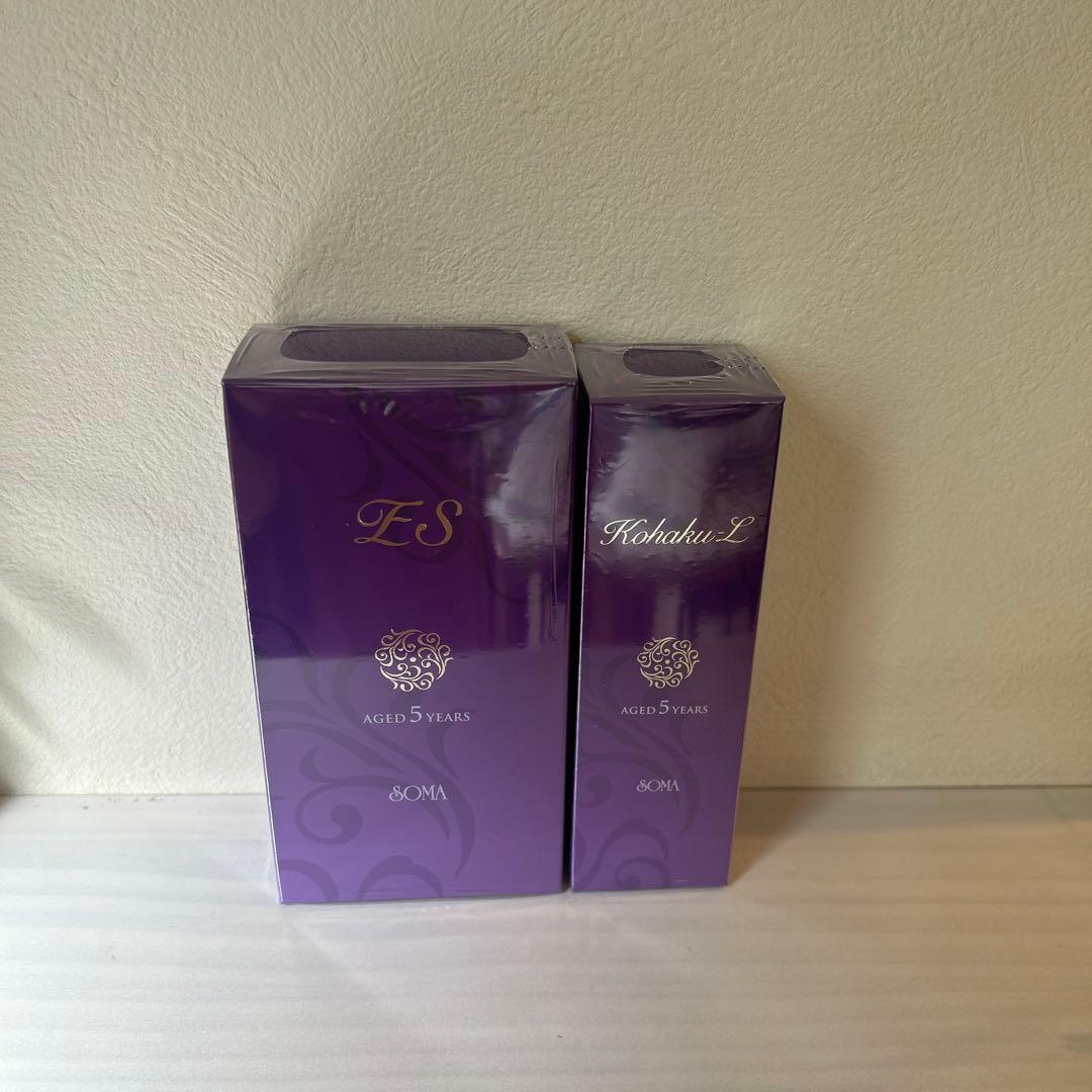 ソーマ琥珀Lセット　新品未使用 ES（b）〈化粧水〉&想真琥珀L（b）〈化粧水〉