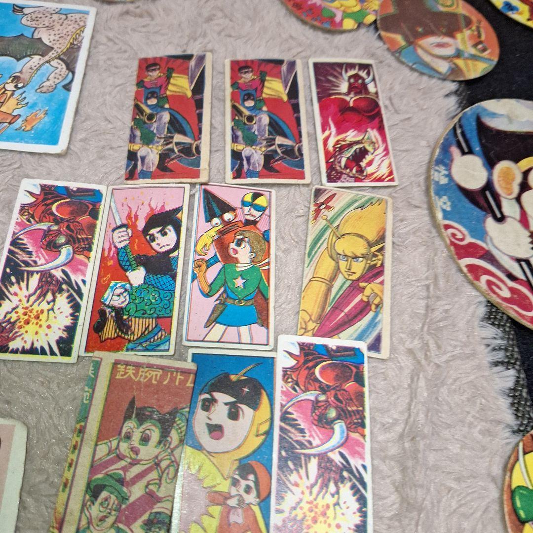 売り尽くし アニメキャラクター メンコまとめ売り 昭和レトログッズ