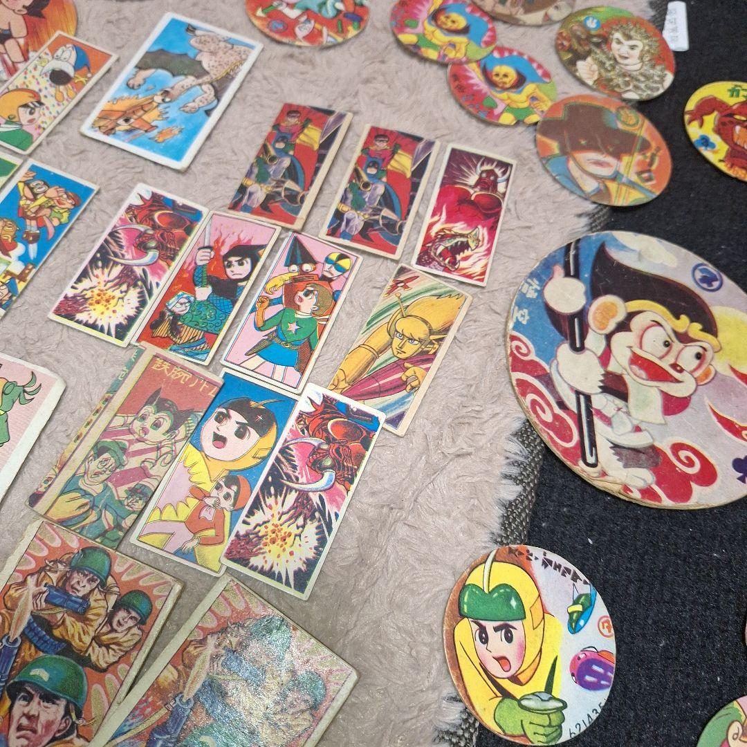 売り尽くし アニメキャラクター メンコまとめ売り 昭和レトログッズ