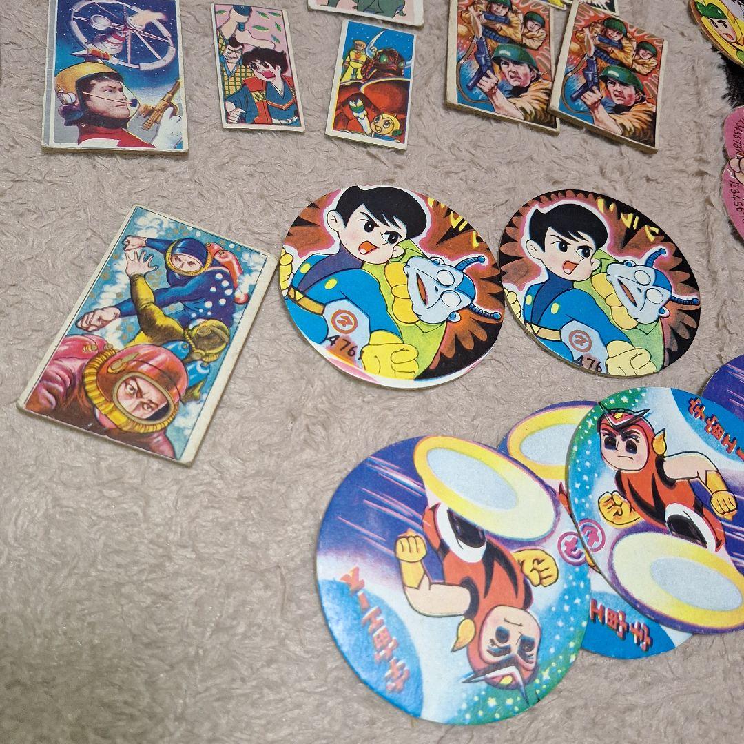 売り尽くし アニメキャラクター メンコまとめ売り 昭和レトログッズ