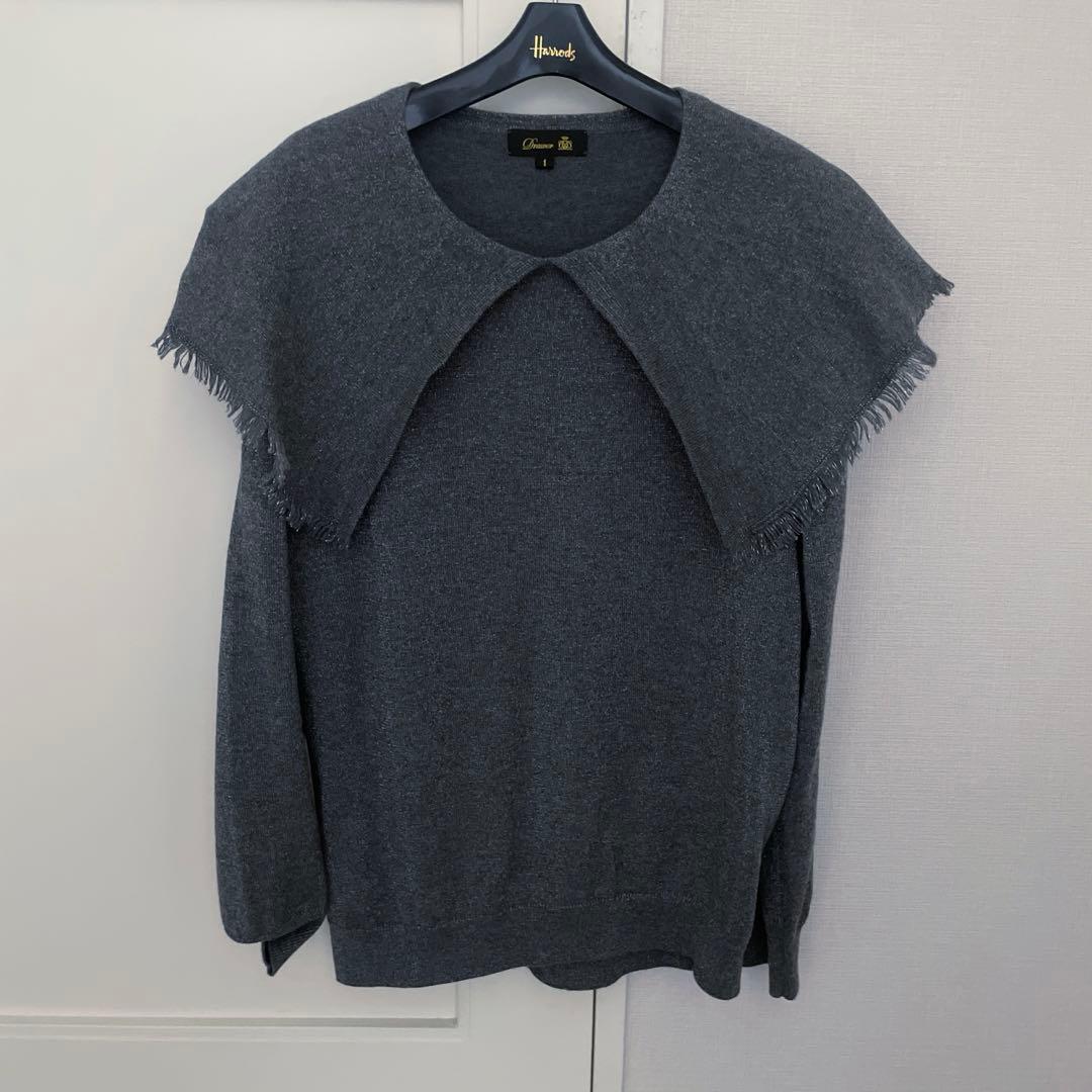 drawer ドゥロワー WINTER1 12Gショールカラーニット サイズ1 - メルカリ