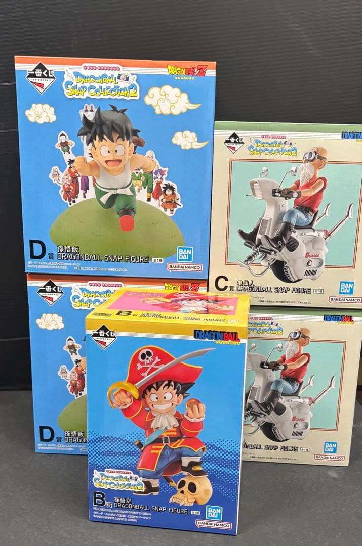 ドラゴンボール 一番くじ スナップコレクション2 B C D 賞 5点 セット