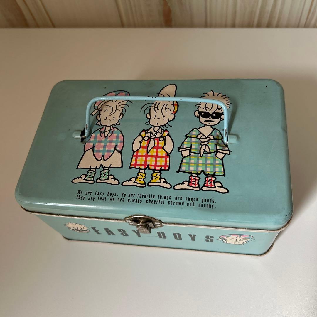 EASY BOYS 缶ケース 小物入れ 80年代ファンシーグッズ - メルカリ