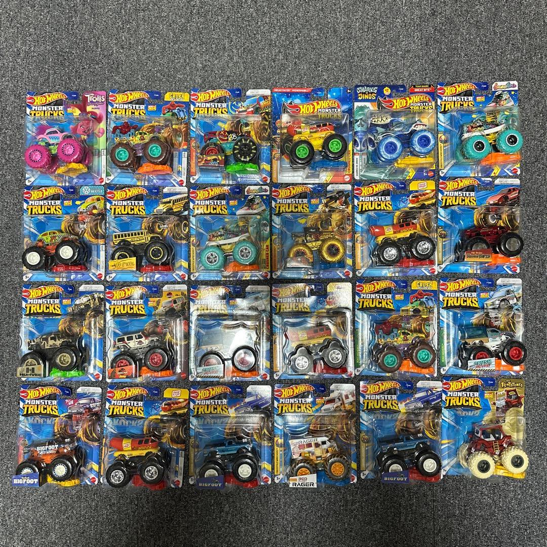 ホットウィール　モンスター　トラック　２４台　セット