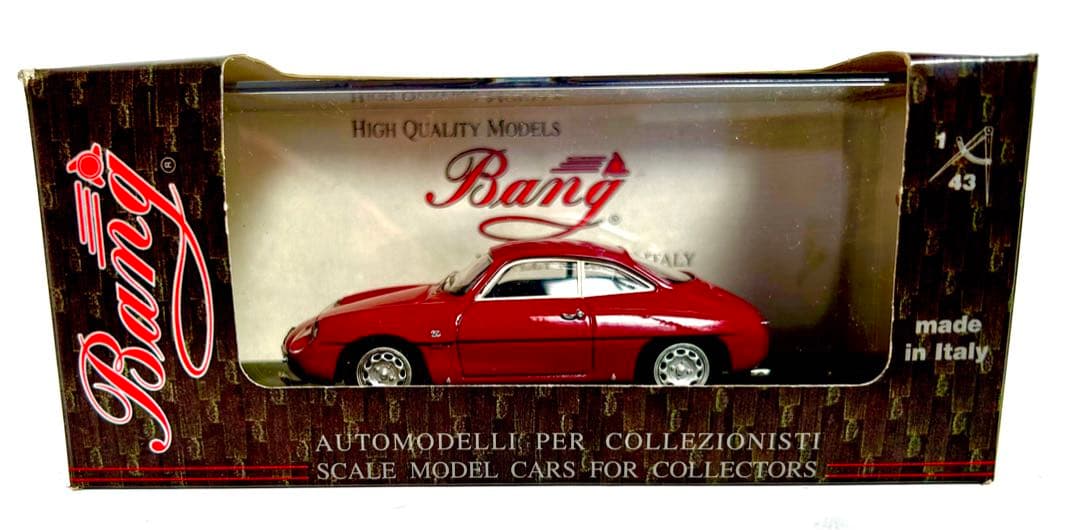 ミニカー #alfa romeo giulietta SZ #STREET1960RED