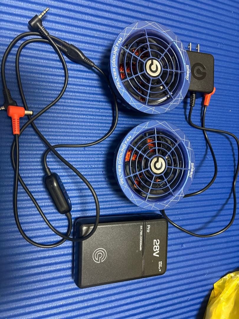 長信ジャパン株式会社 28Vバッテリー付き冷却ファンセット