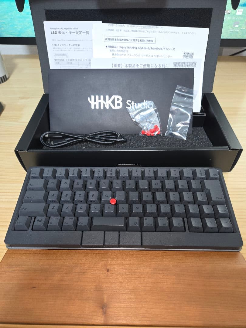 値下げ1/2712時まで【PFU】 HHKB Studio 日本語配列 墨（黒）