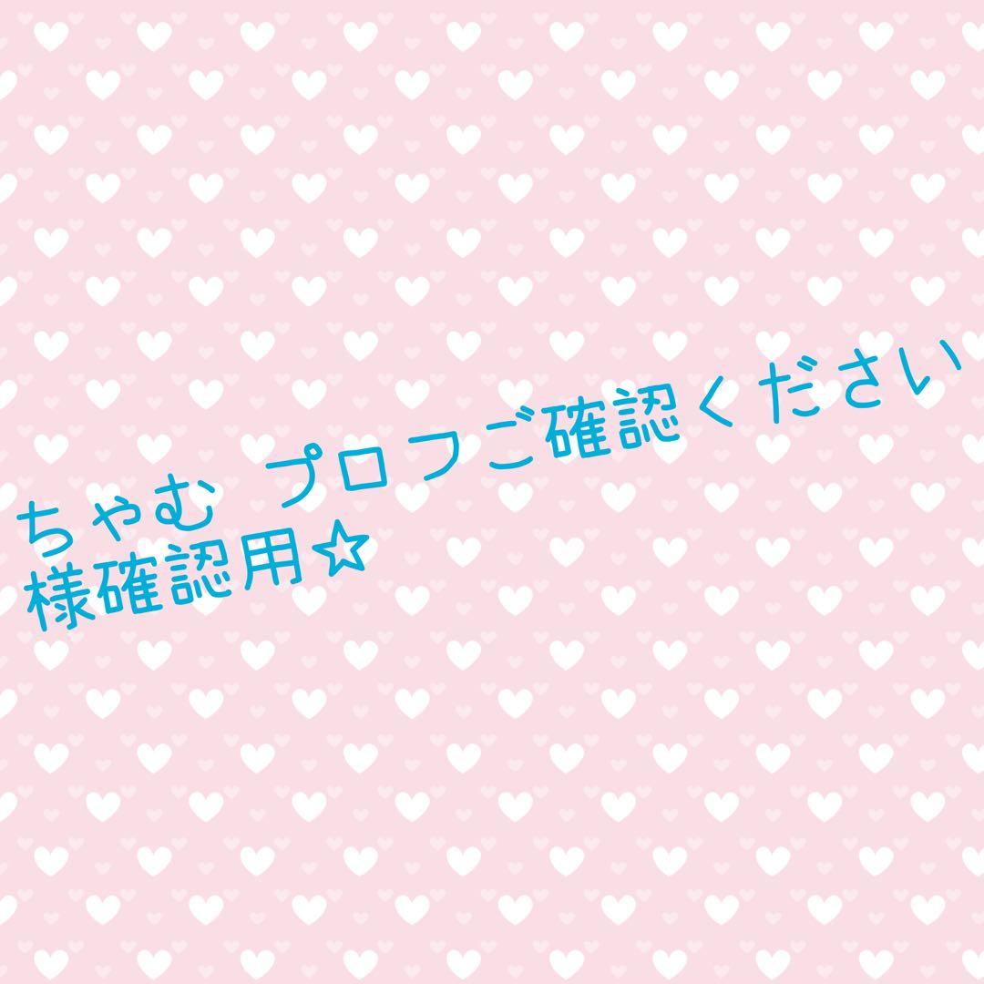 ちゃむ プロフご確認ください様確認用☆