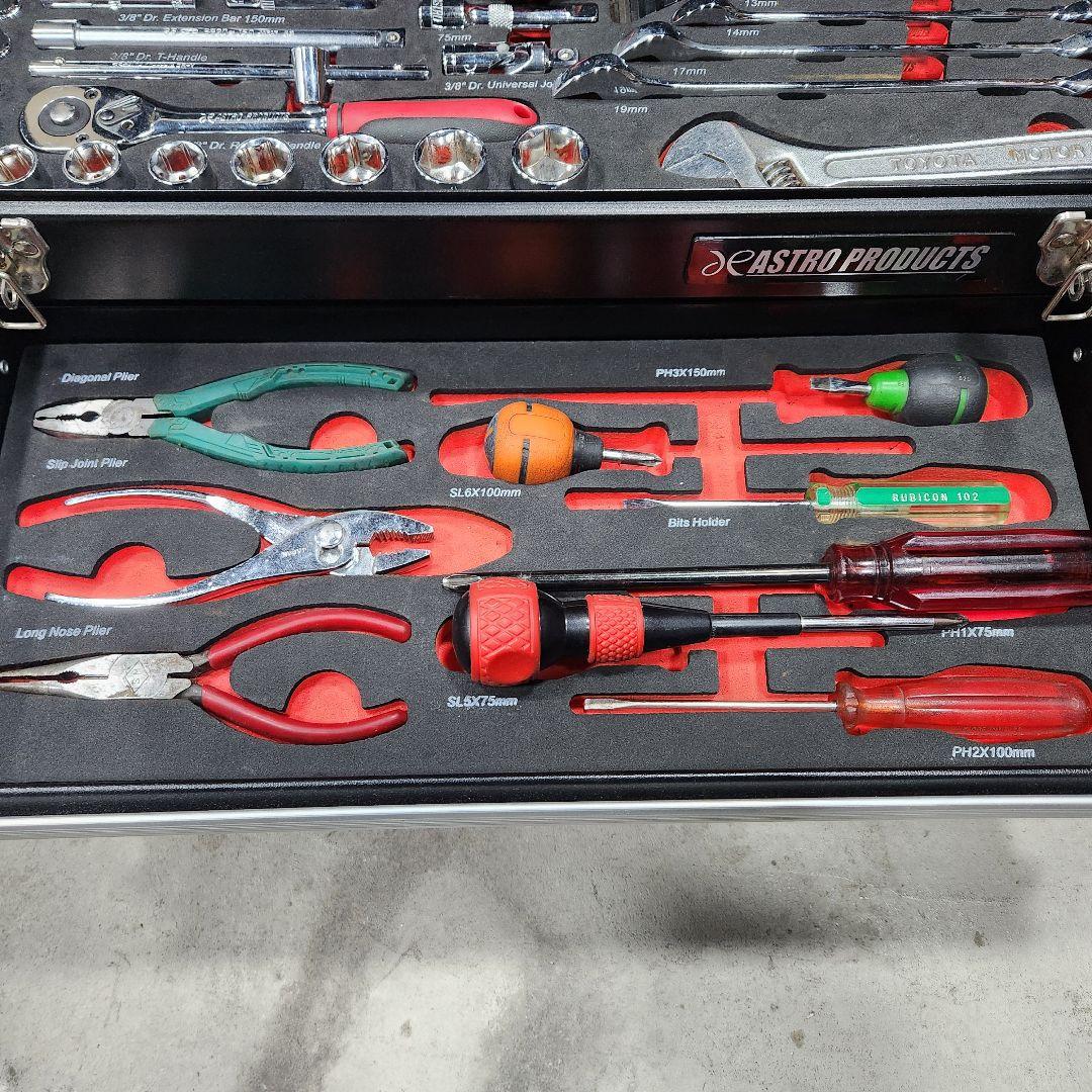 ASTRO PRODUCTS ツールセット 二段式ボックス - メルカリ