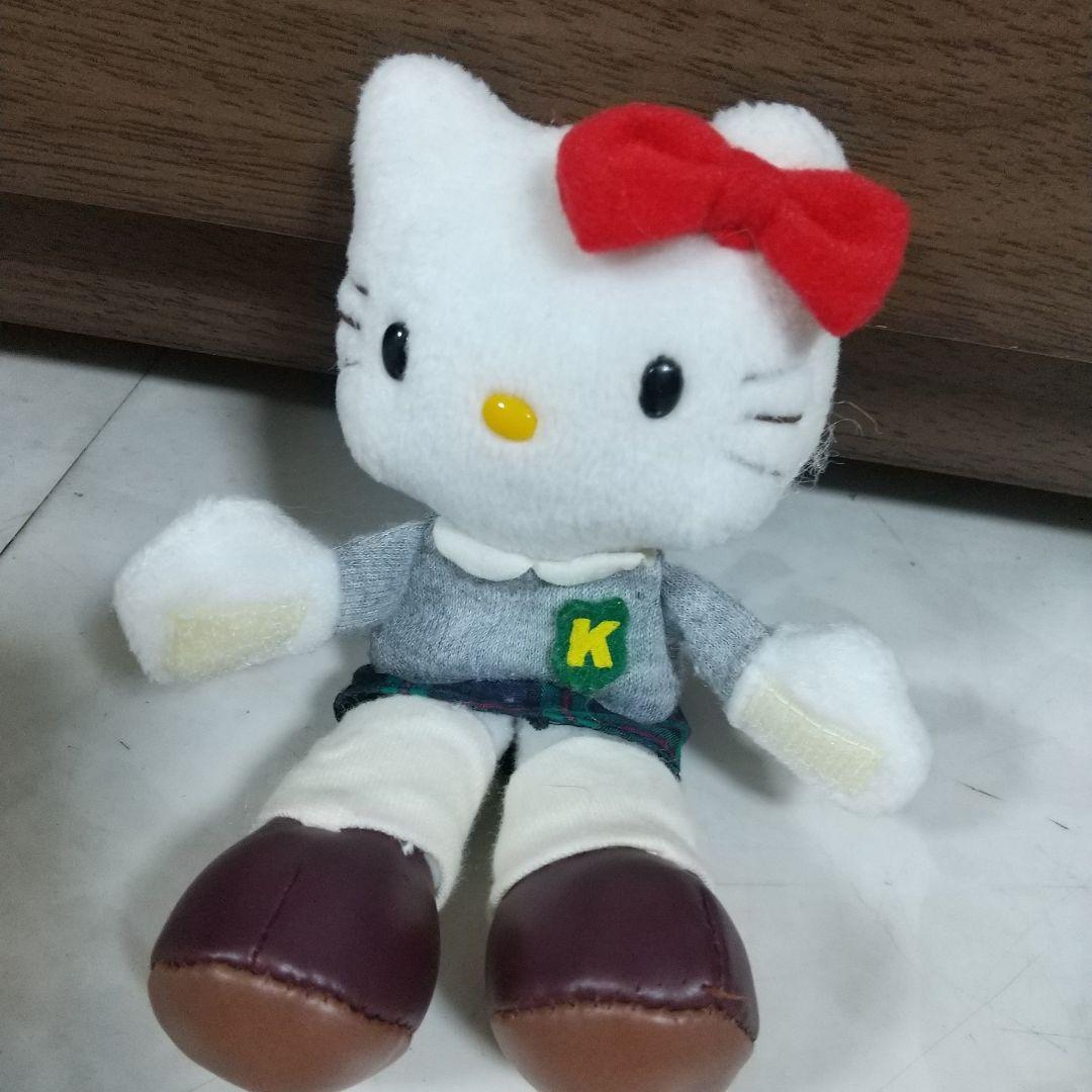 ハローキティ　足長　ぬいぐるみ　マスコット ハローキティ スタイルアップマスコット ブラックドレス KT55-03