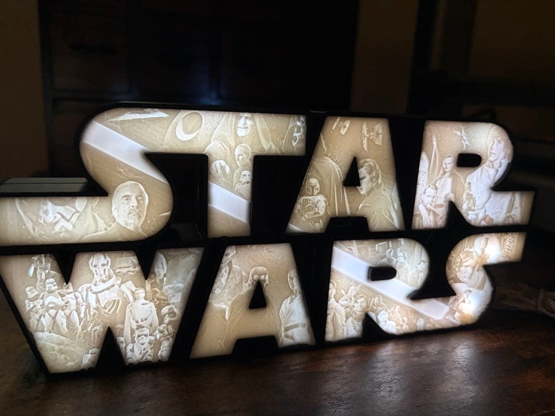 j*i様 STAR WARS LEDロゴライト スターウォーズ - メルカリ