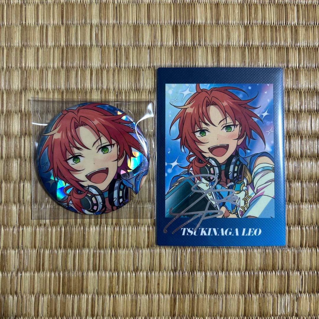 あんスタ プロセカ コラボ ぱしゃっつ ホログラム缶バッジ 月永レオ