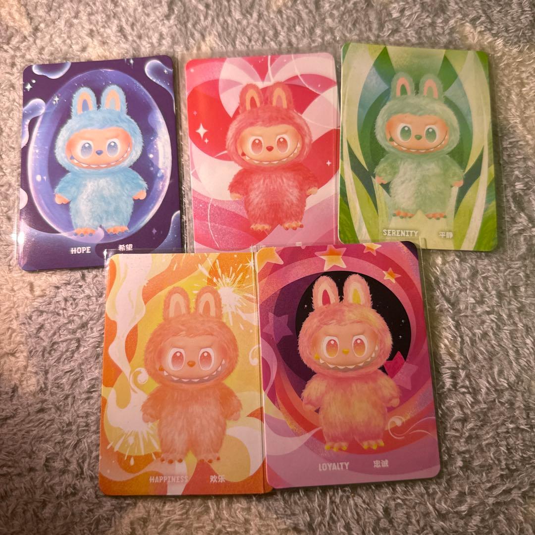 里*美様 『最終値下げ』LABUBU カード5枚セット - メルカリ