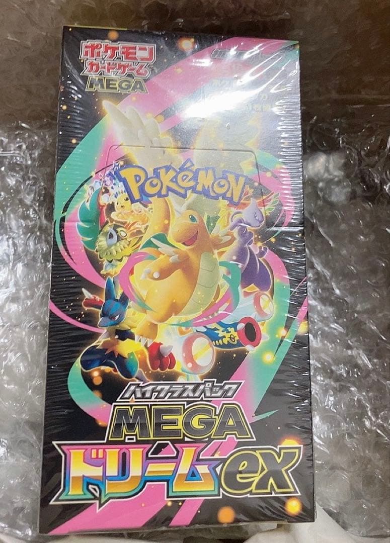 【新品未開封】ポケモンカードゲーム MEGAドリームex シュリンク付き1箱