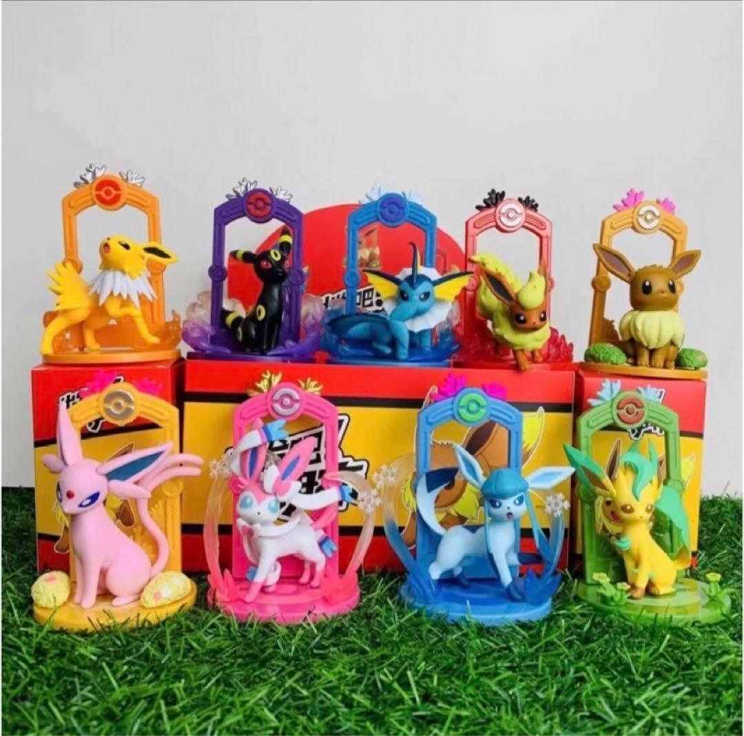 イーブイ 進化 フィギュア 9個セット ポケモン イーブイ:進化の系譜