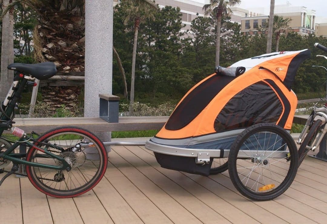 Via Velo チャイルドトレーラー（コストコ購入・ヒッチコネクター3個付き）