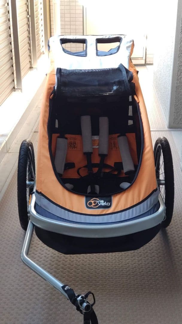 Via Velo チャイルドトレーラー（コストコ購入・ヒッチコネクター3個
