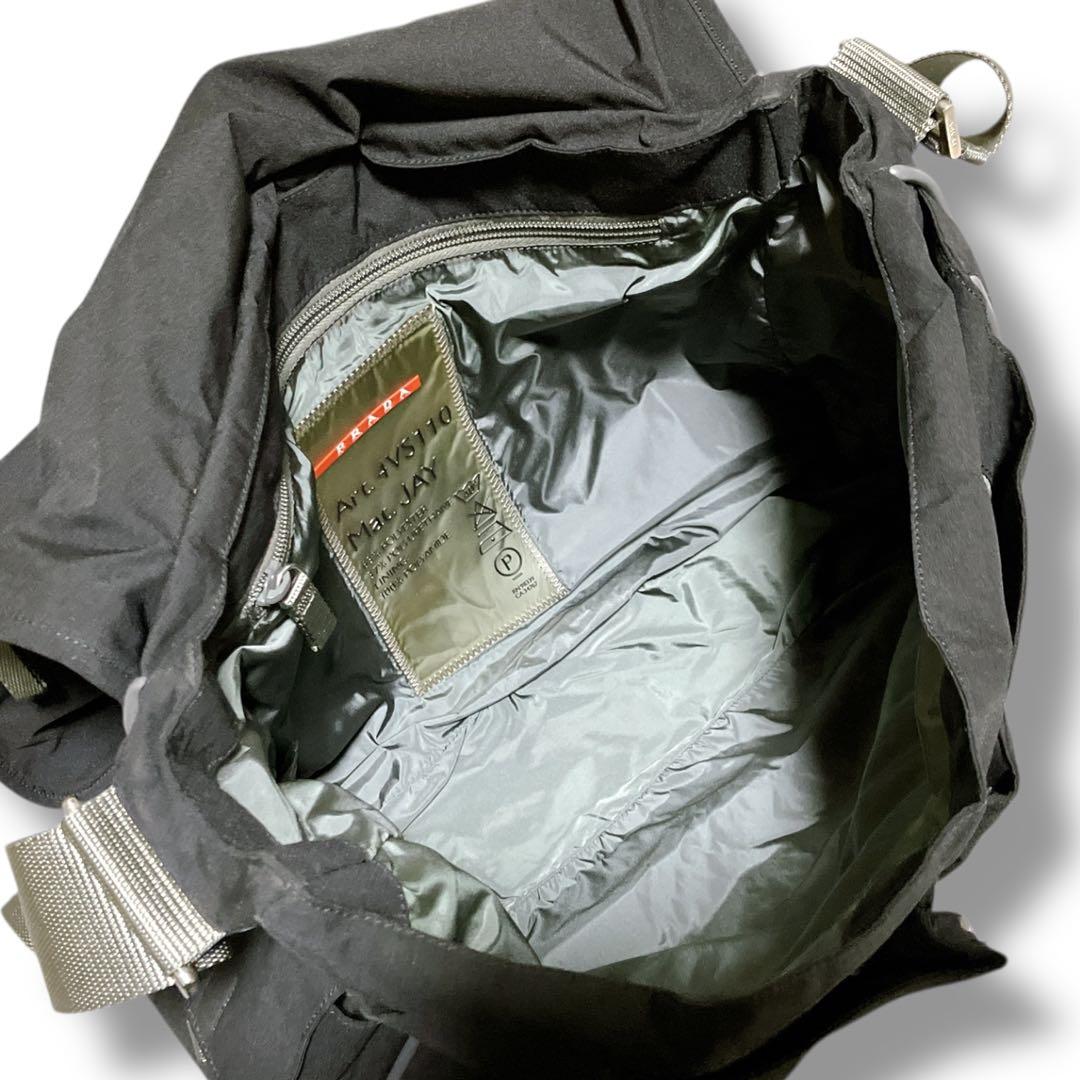 プラダ スポーツ ギャランティ 洗える A4収納可 メッセンジャーバッグ