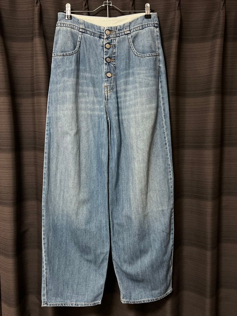 MM6 メゾンマルジェラ デニムパンツ キャロットジーンズ 40 ワイドパンツ