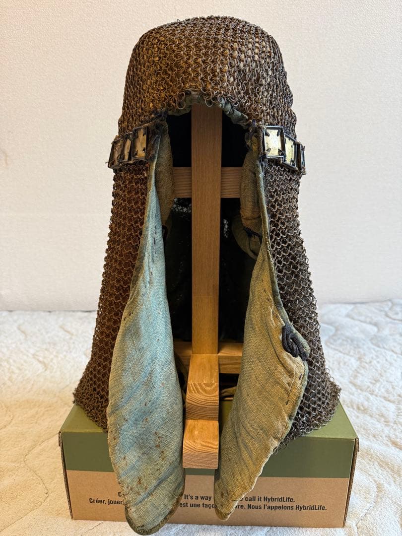 ⭕️ 江戸時代　鎖帷子　【鎖頭巾】　幕末　新撰組　忠臣蔵