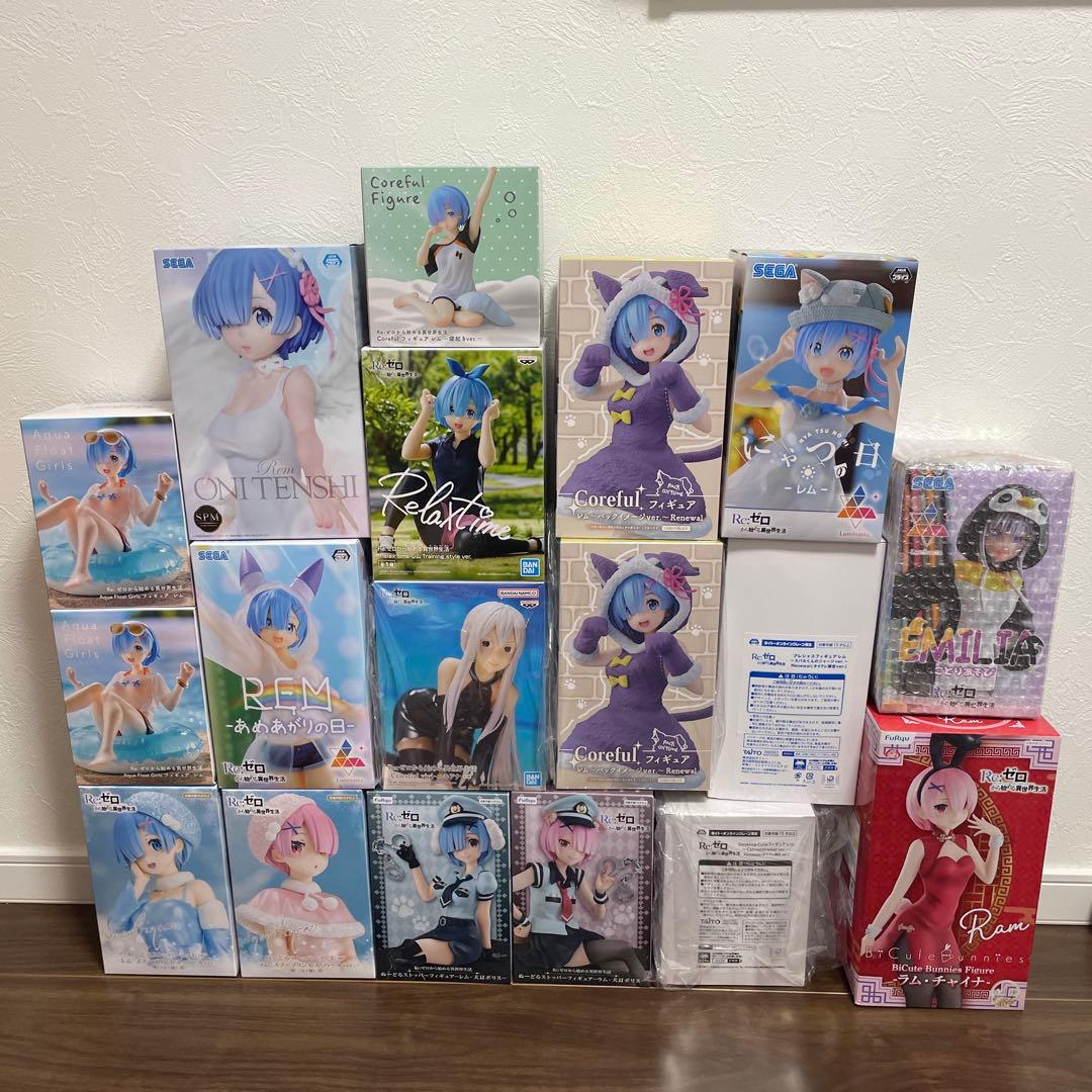 2/8までの価格出品　リゼロフィギュア18個セット