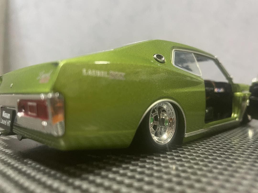 Hachette 1/24 日産 ローレルHT カスタム改 シャコタン