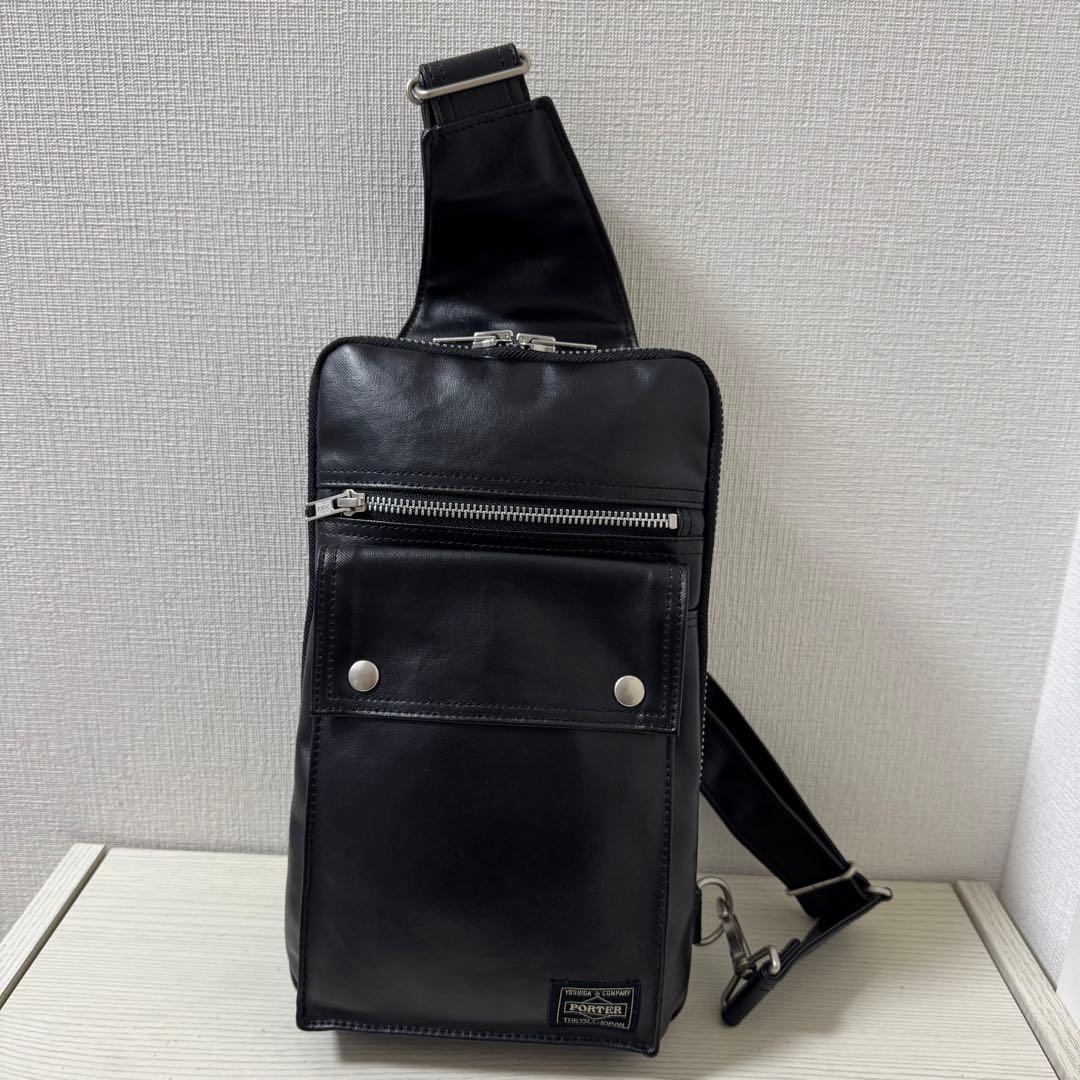 【最終モデル】新品同様　定価28600 ポーター フリースタイル ボディバッグ